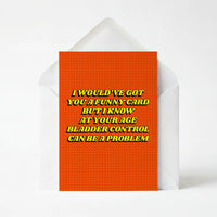 At Your Age Bladder Control Can Be A Problem