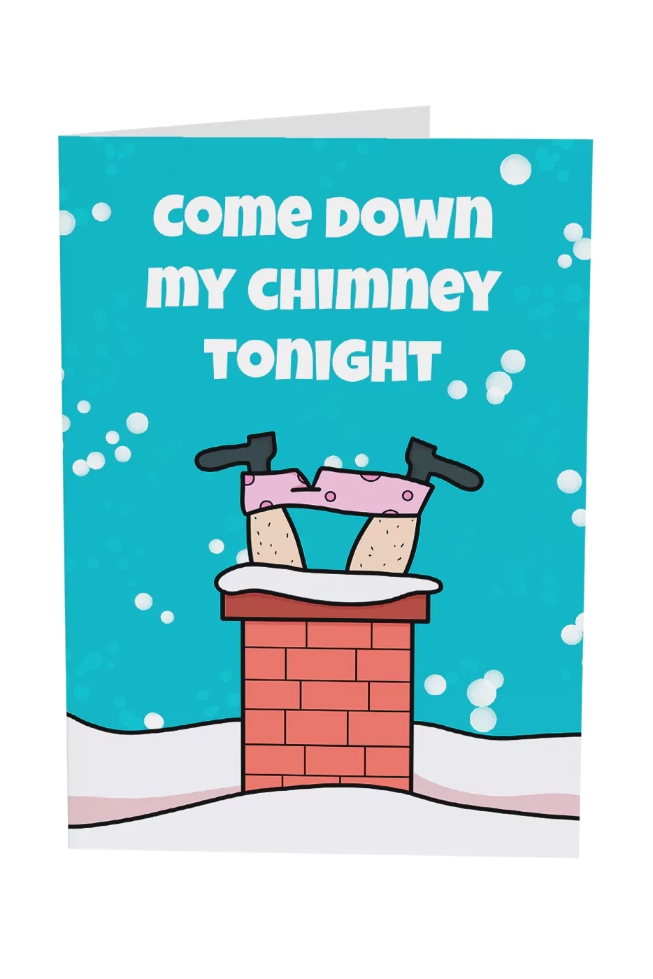 Come Down My Chimney Tonight Christmas Greeting Card