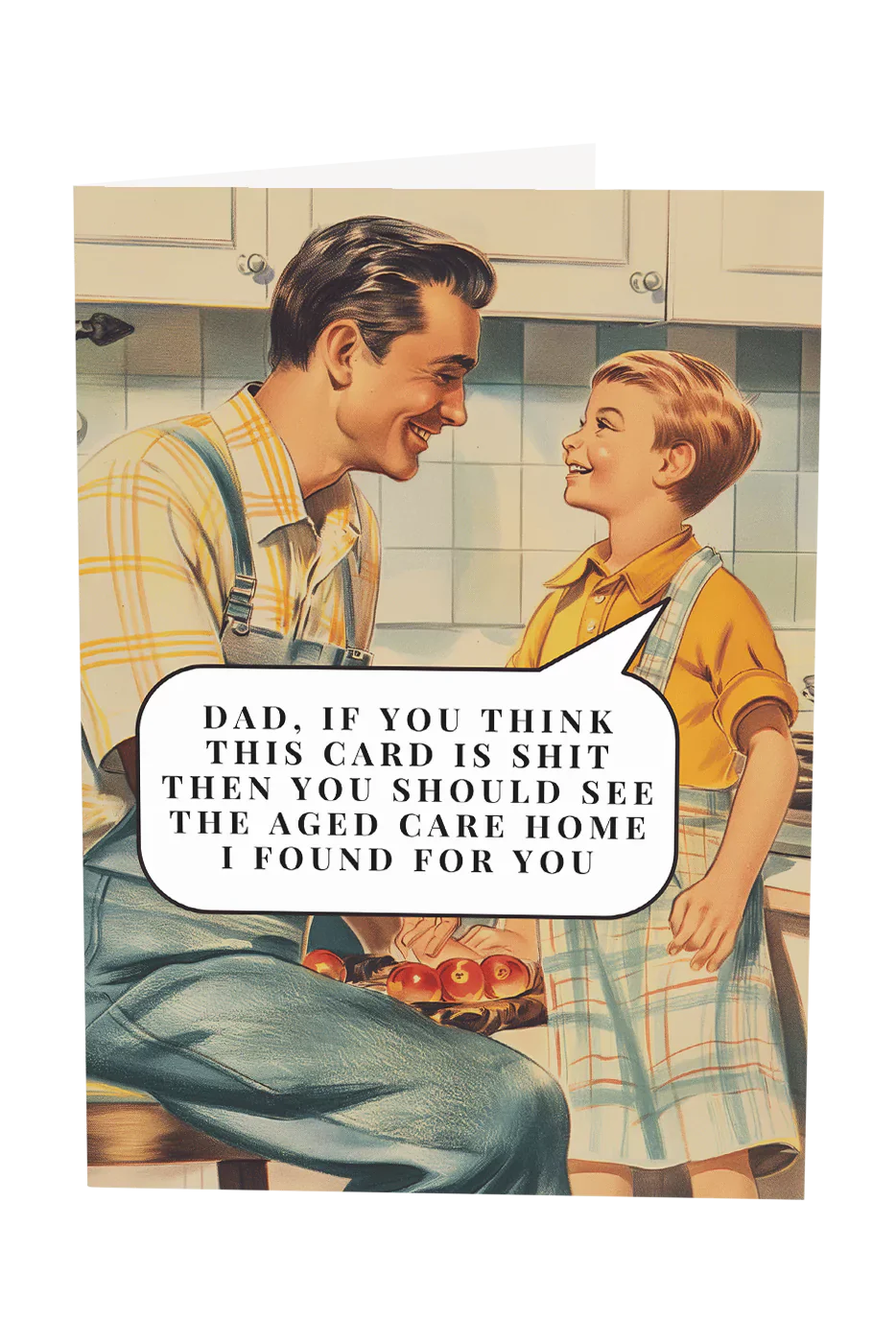 Dad If You Think This Card Is Shit Vintage Card Greeting Card Wholesale