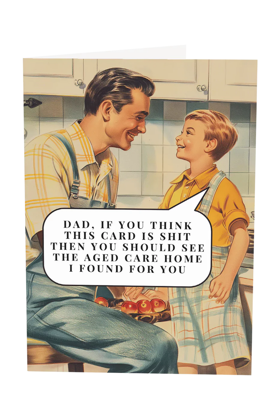 Dad If You Think This Card Is Shit Vintage Card Greeting Card Wholesale