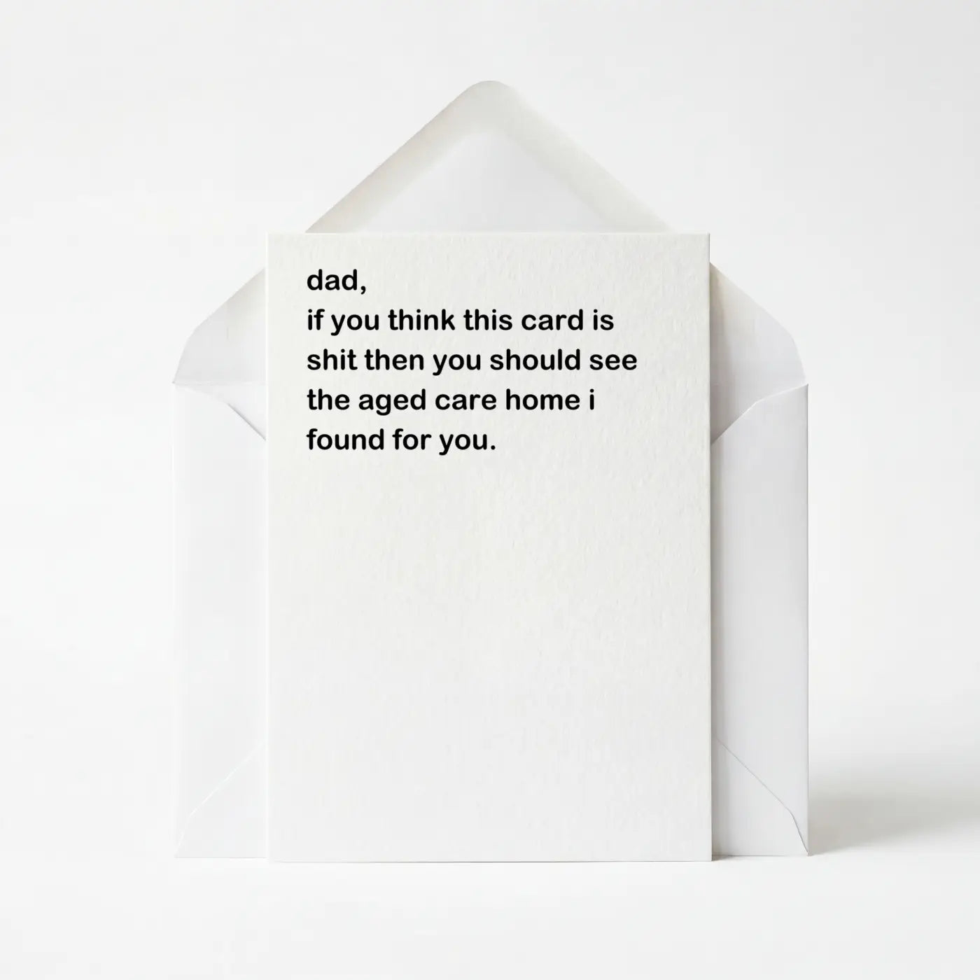 Dad, If You Think This Card Is Shit