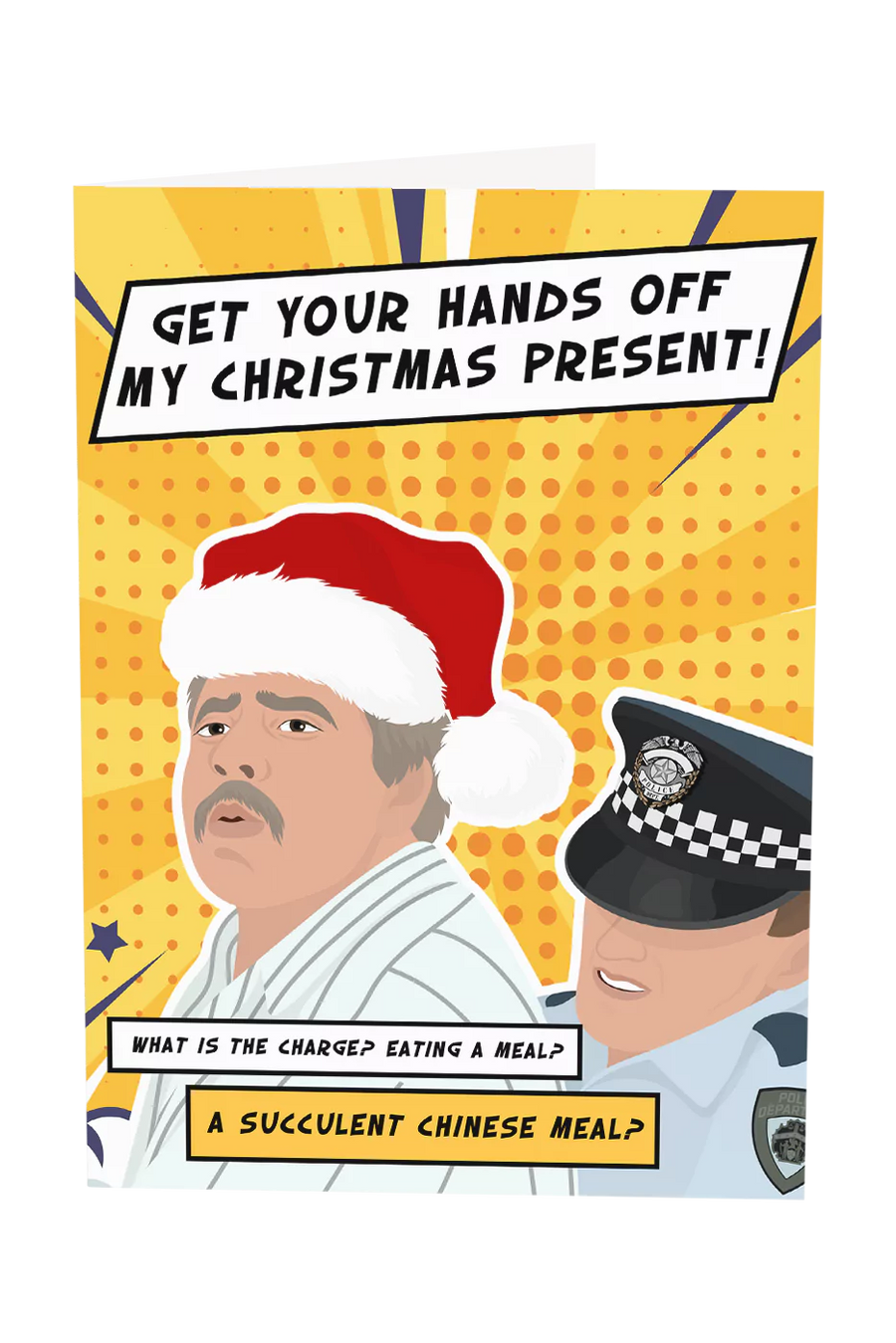 This Is Democracy Manifest Christmas Card Greeting Card