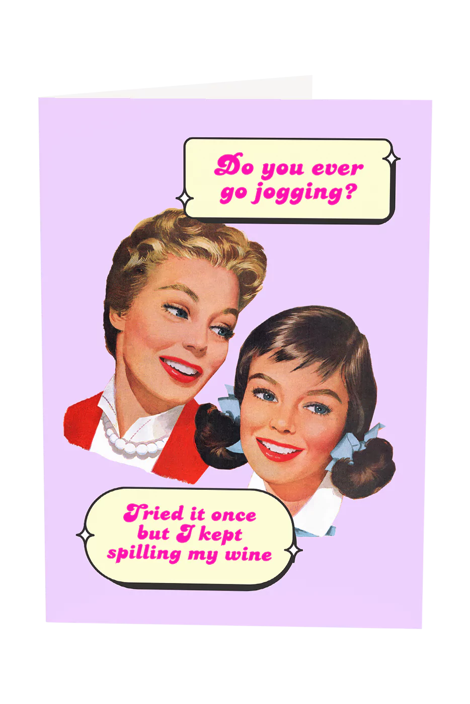 I Tried Jogging Once Greeting Card