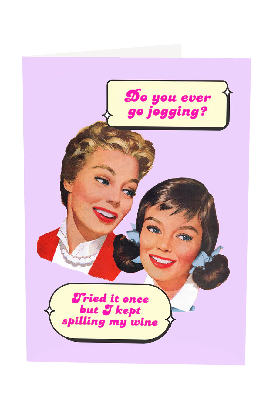 I Tried Jogging Once Greeting Card