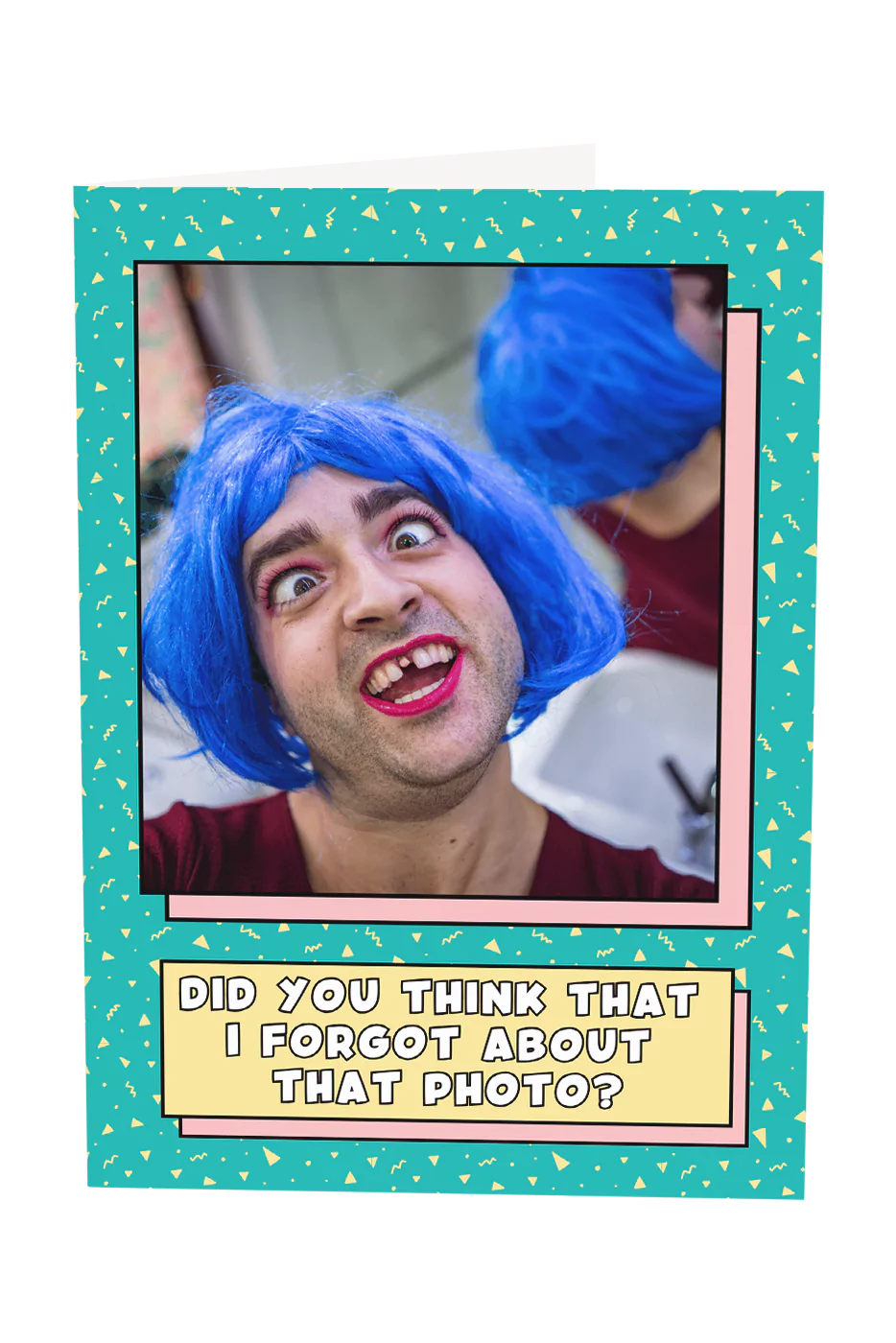 Embarrassing Custom Photo Upload Greeting Card