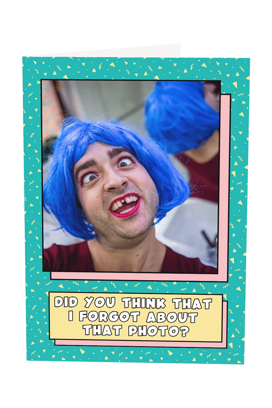 Embarrassing Custom Photo Upload Greeting Card