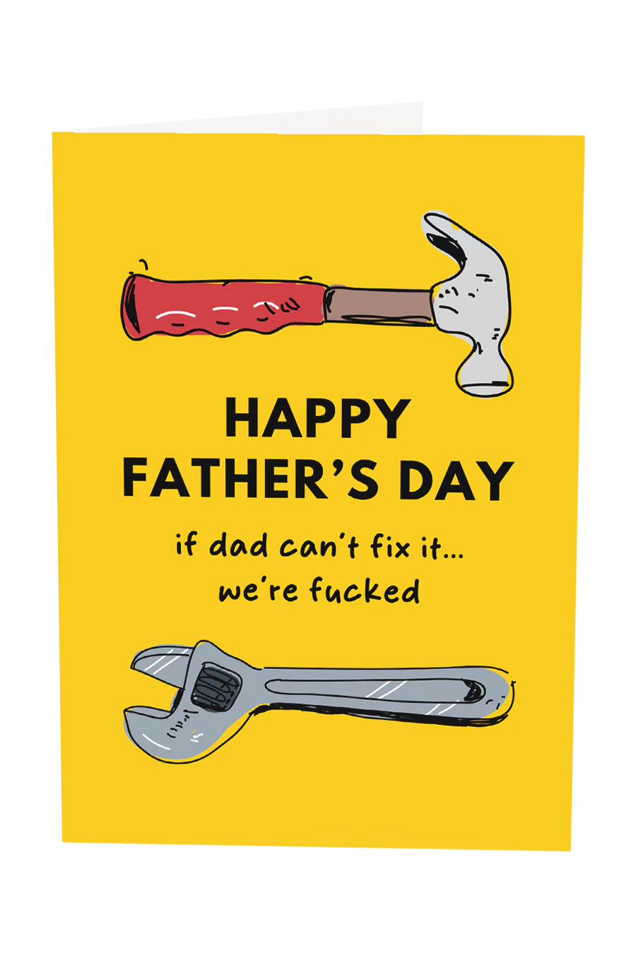 If Dad Can't Fix It We're Fucked Greeting Card Wholesale