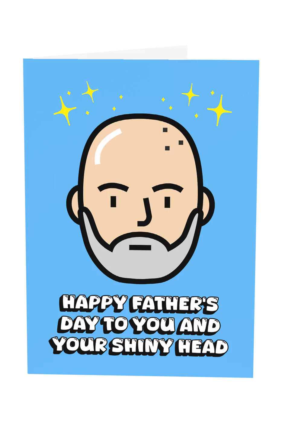 Happy Father's Day To You And Your Shiny Head Greeting Card Wholesale
