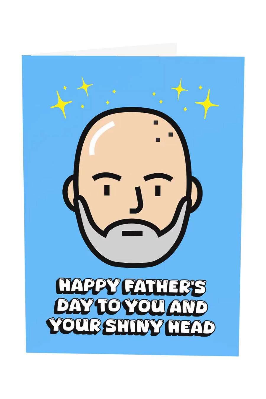 Happy Father's Day To You And Your Shiny Head Greeting Card Wholesale