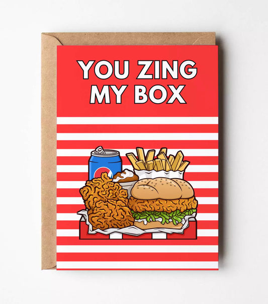 You Zing My KFC Box Card