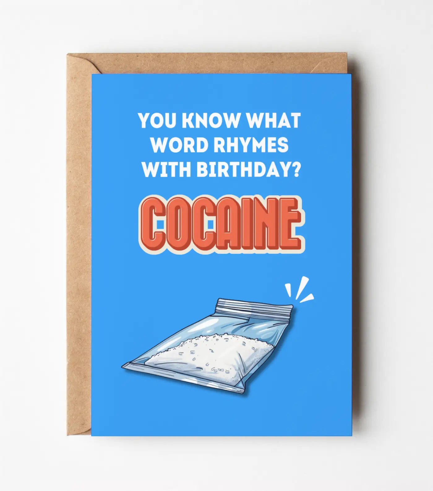 You Know What Birthday Rhymes With Greeting Card