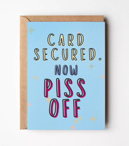 Card Secured Now Piss Off Wholesale