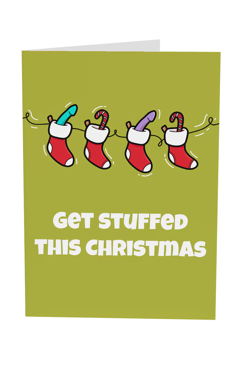 Get Stuffed This Christmas Greeting Card