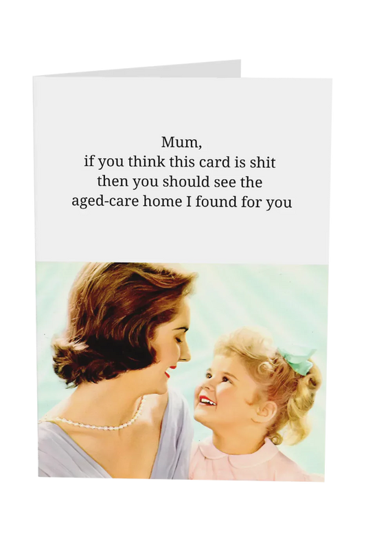 Mum, If You Think This Card Is Shit Greeting Card Wholesale