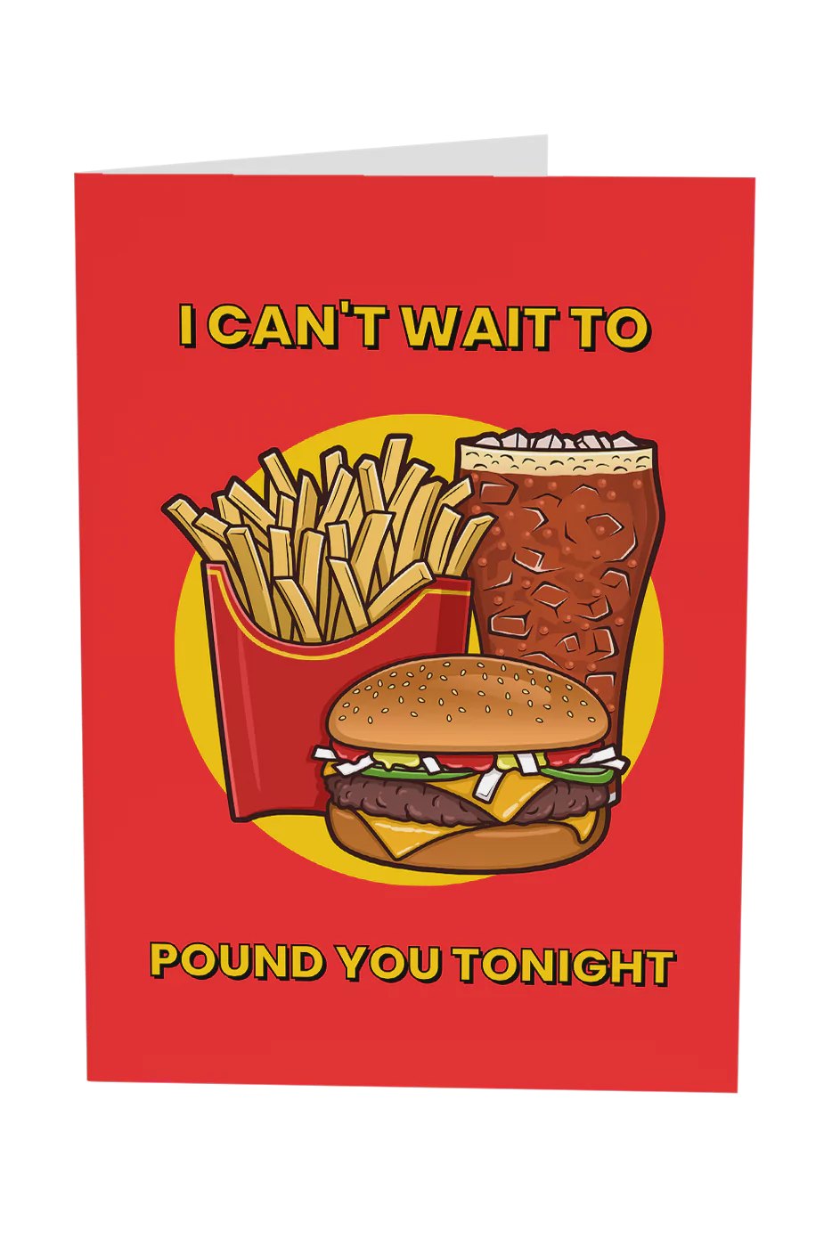 I Can't Wait To Pound You Tonight Greeting Card