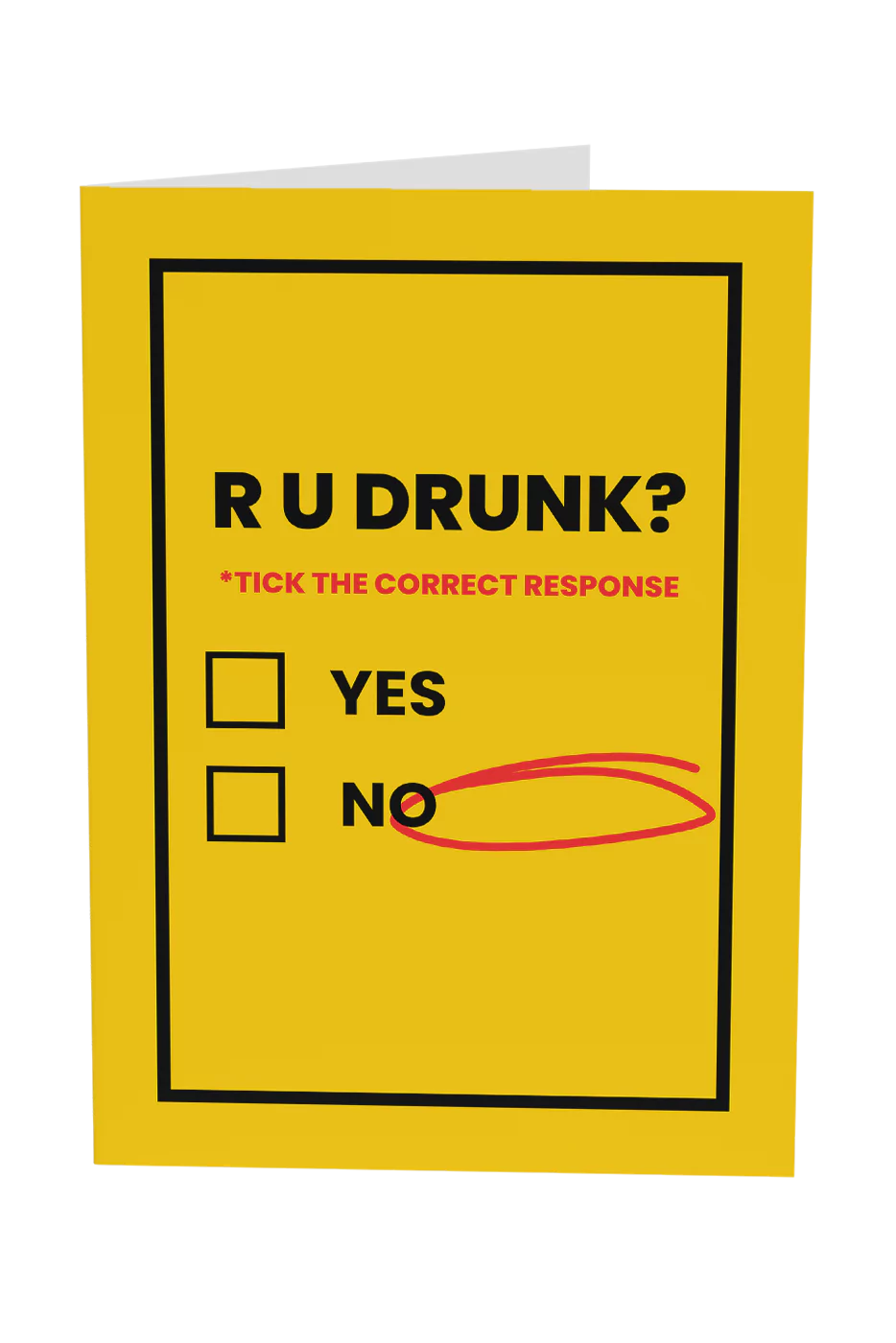 R U Drunk Greeting Card