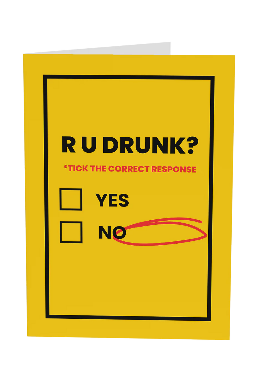 R U Drunk Greeting Card