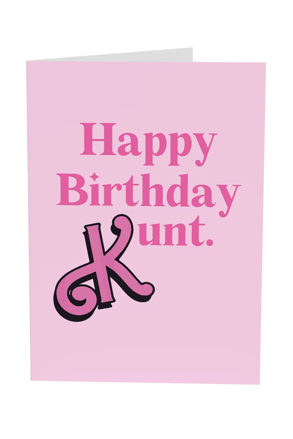 Barbie: Happy Birthday Kunt Greeting Card