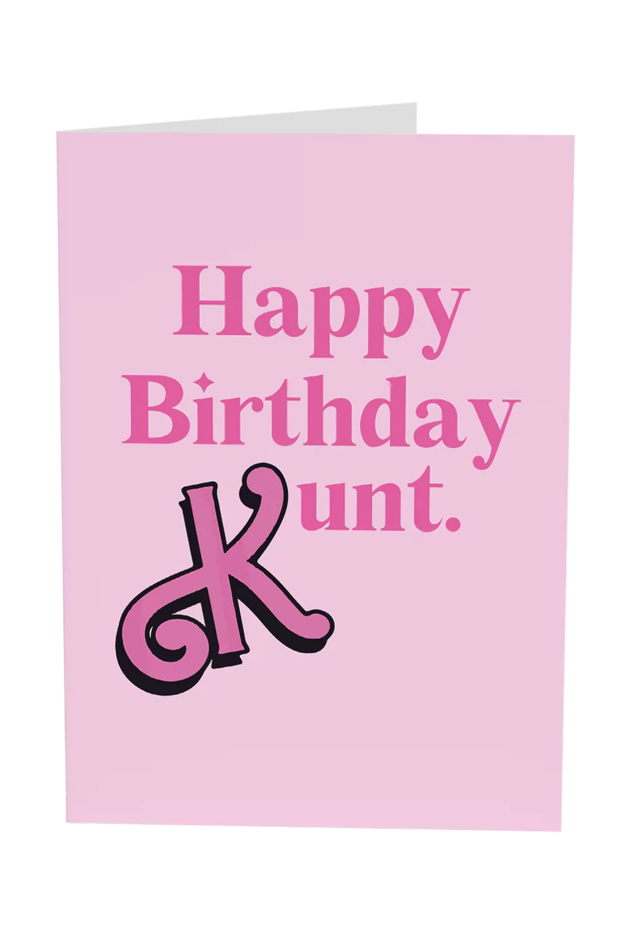Barbie: Happy Birthday Kunt Greeting Card