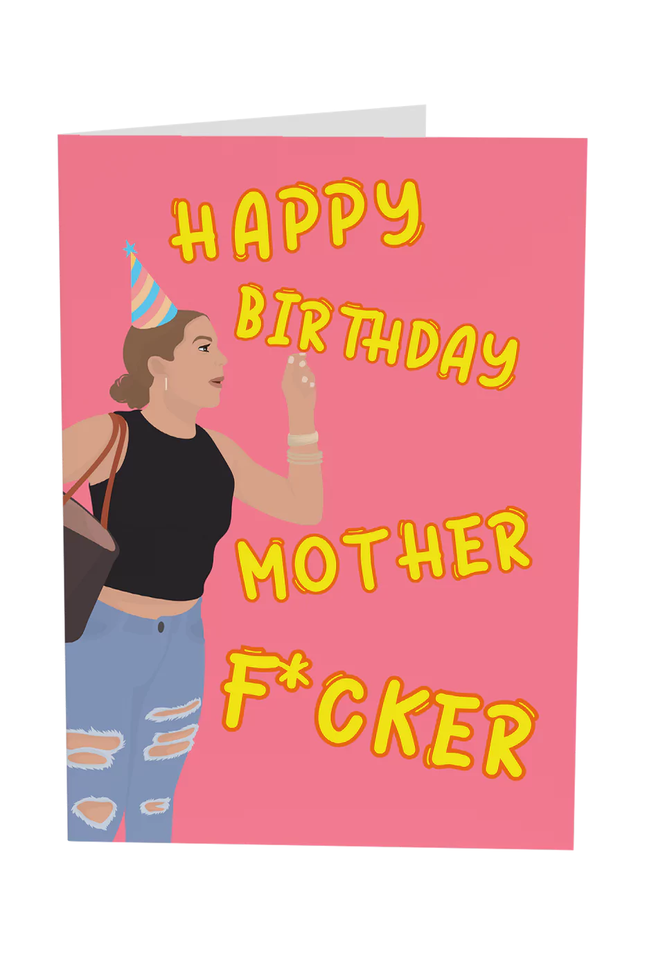 Happy Birthday Motherfucker Greeting Card