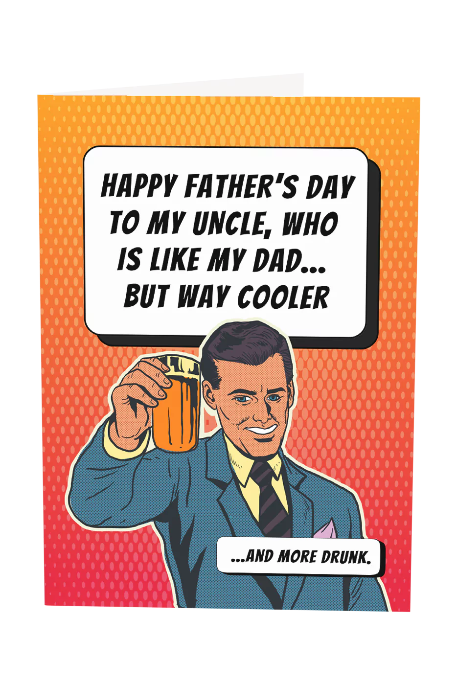 Happy Father's Day To My Uncle Who's Like My Dad Greeting Card