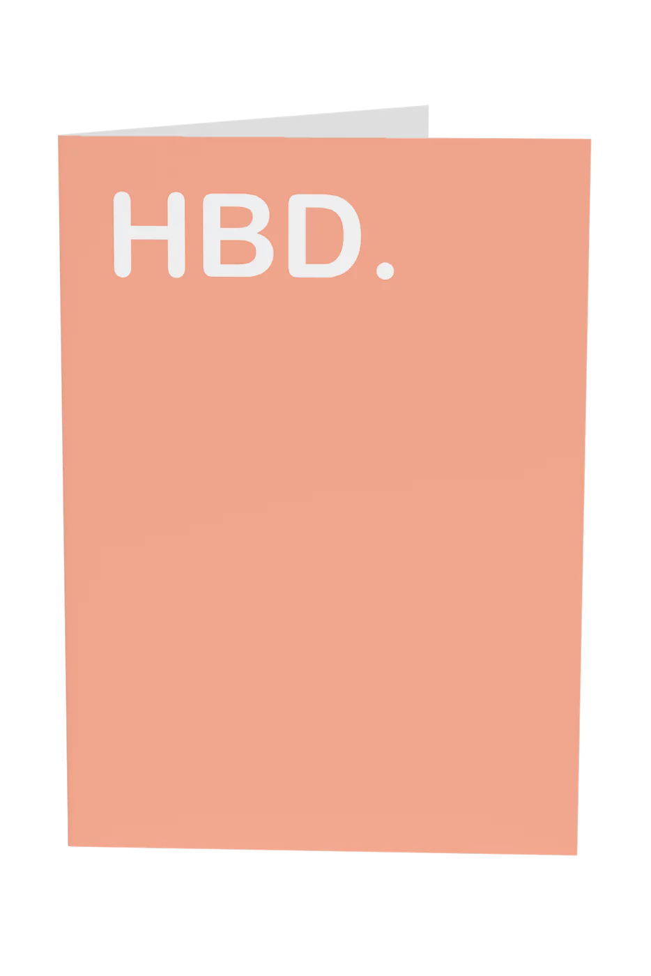 HBD Greeting Card