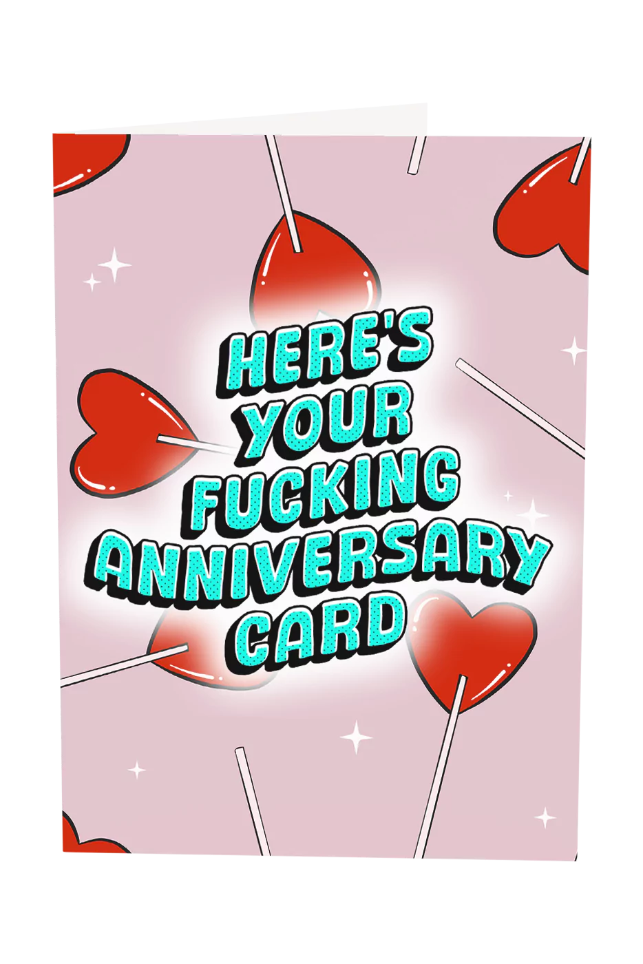 Here's Your Anniversary Card Greeting Card – Yeah Noted