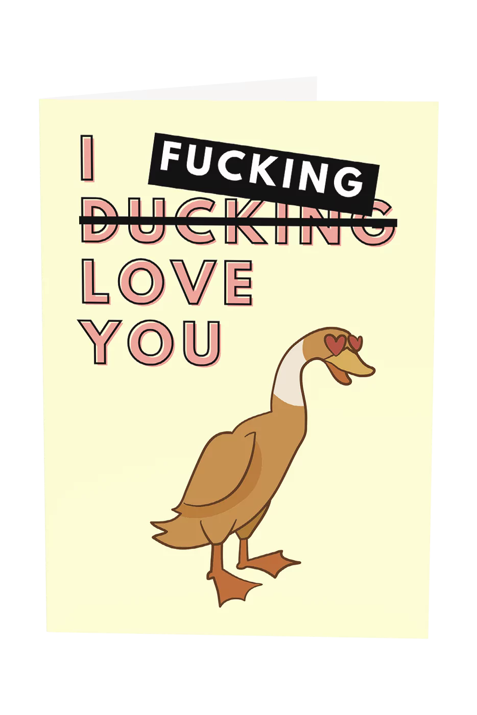 I Ducking Love You Greeting Card