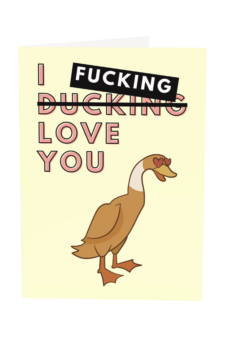 I Ducking Love You Greeting Card