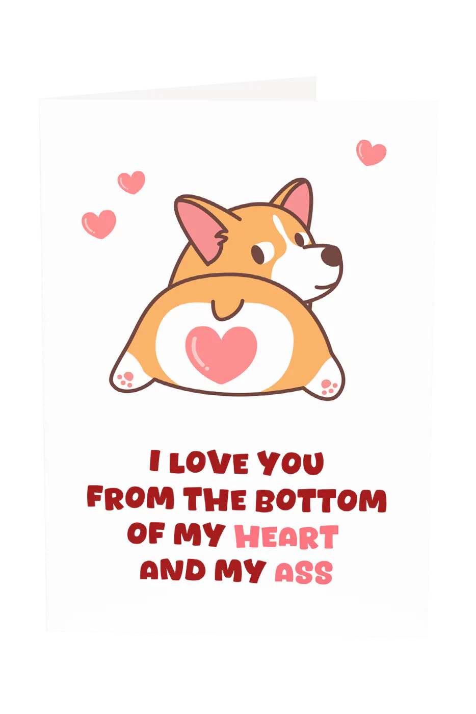 I Love You From The Bottom Of My Heart Greeting Card Wholesale