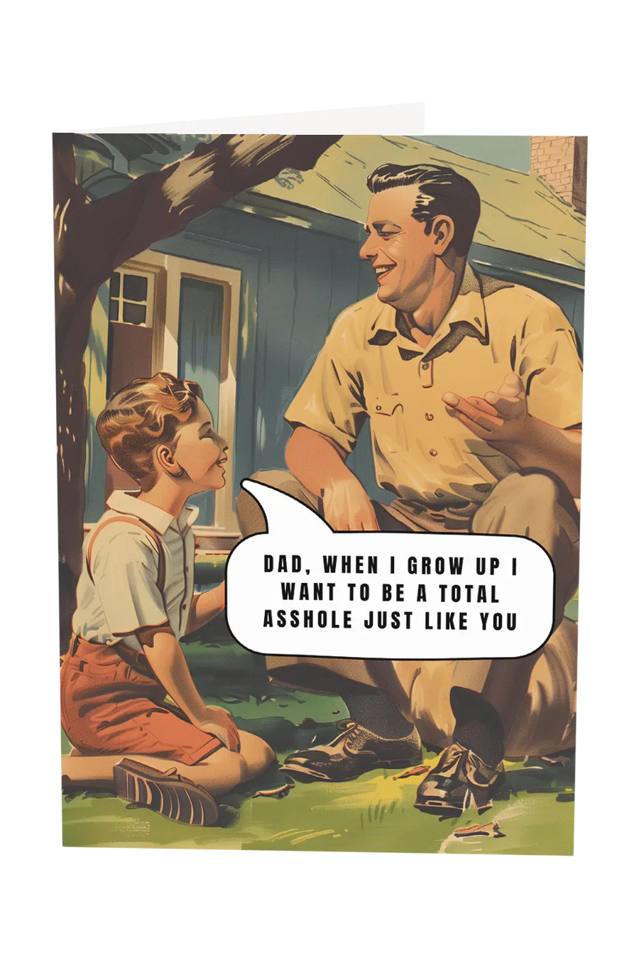 Dad I Want To Be A Total Asshole Just Like You Greeting Card Wholesale