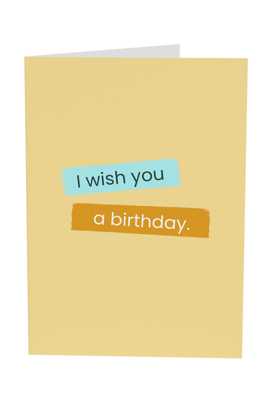 I Wish You A Birthday Greeting Card