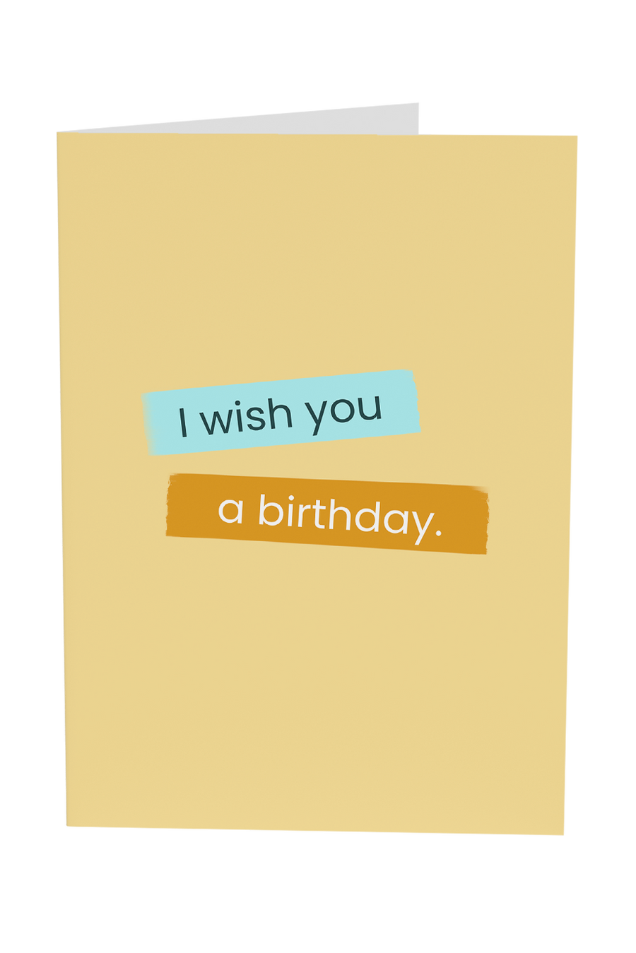 I Wish You A Birthday Greeting Card