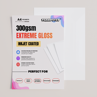 300gsm Double Sided A4 Extreme Gloss Coated Cardstock Paper For Inkjet, Portrait & Poster Paper