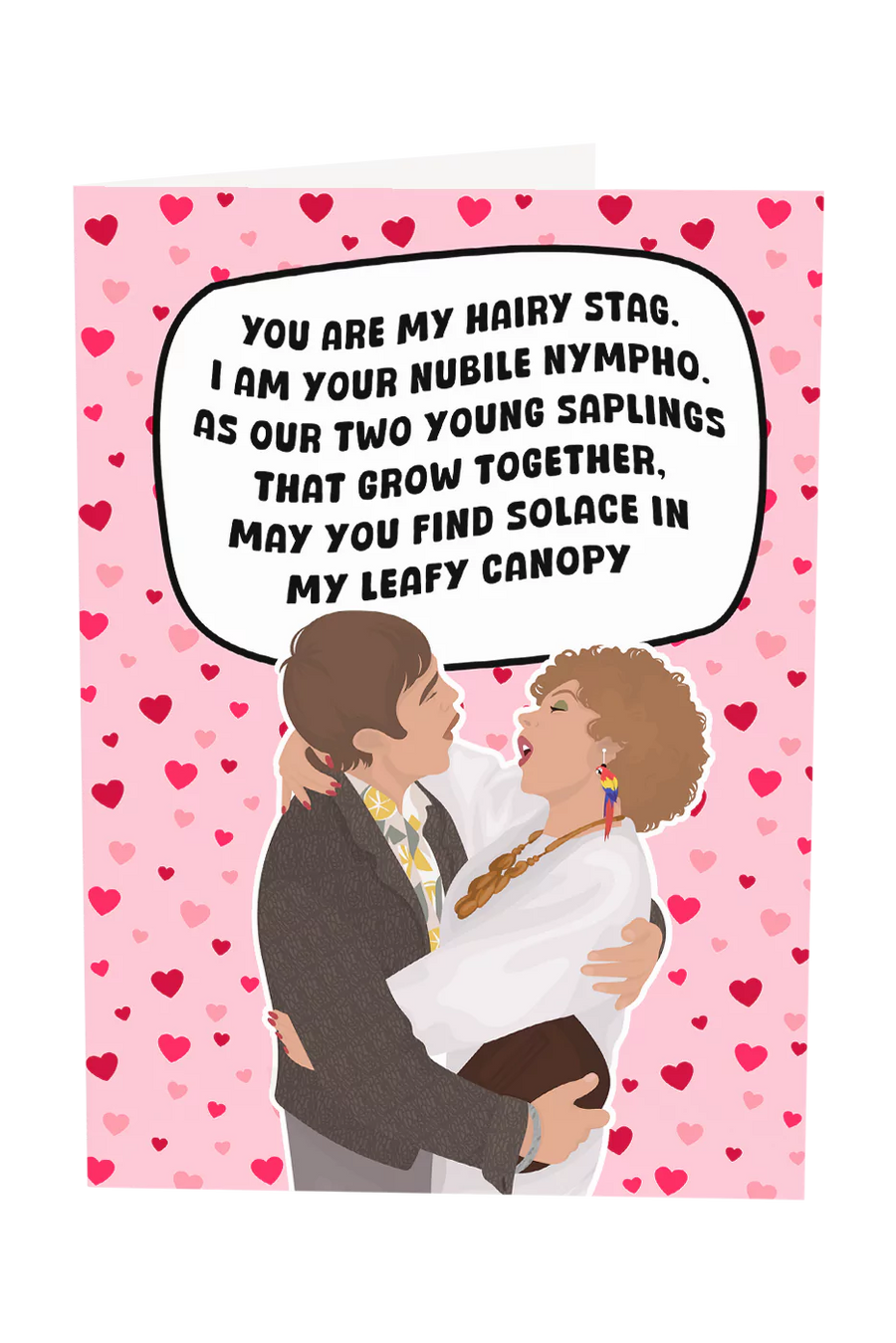 Kath & Kim: My Nubile Nympho Greeting Card