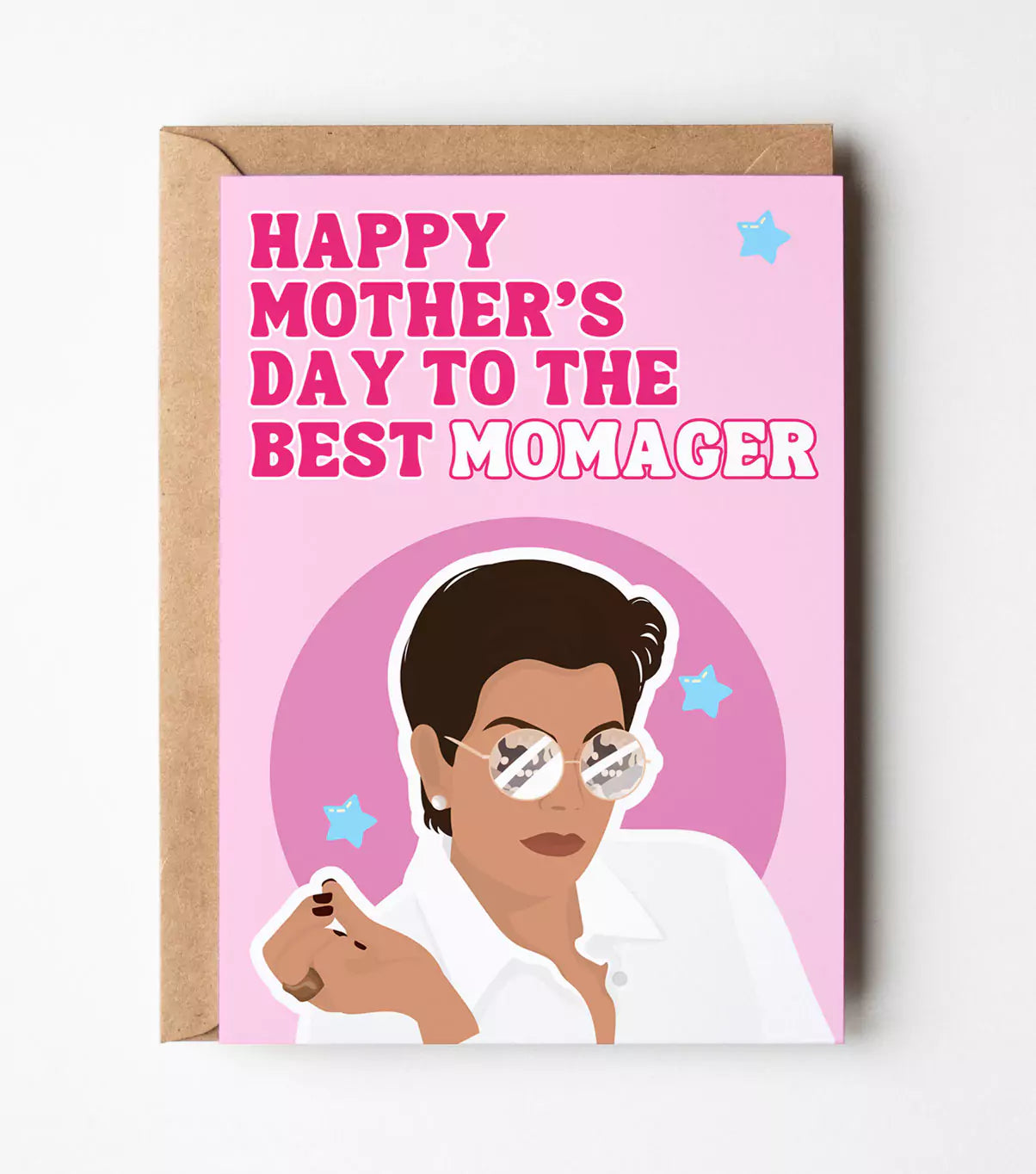 Happy Mother's Day To The Best Momager Greeting Card