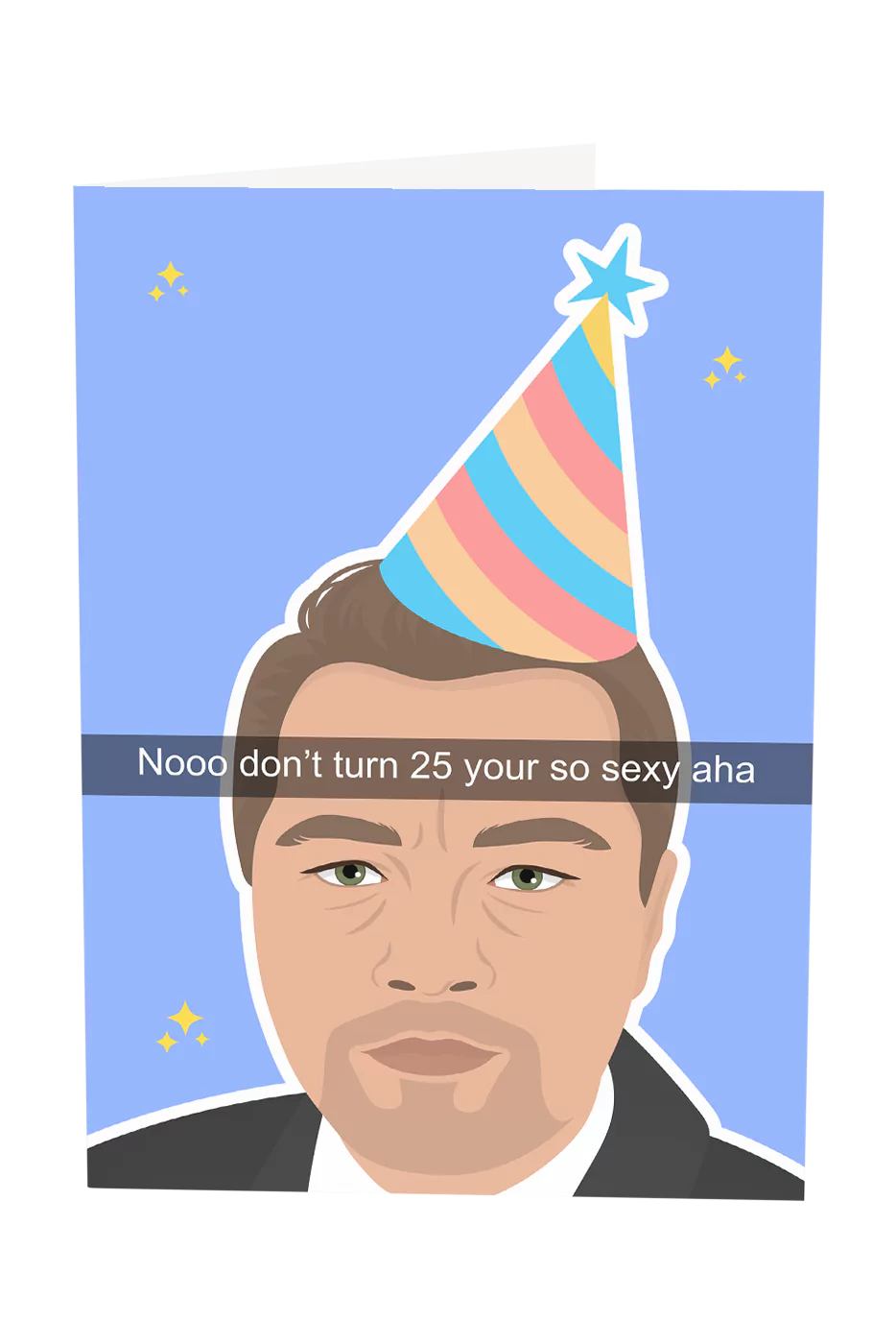 Leonardo Dicaprio Meme Custom Text Greeting Card