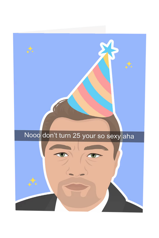 Leonardo Dicaprio Meme Custom Text Greeting Card