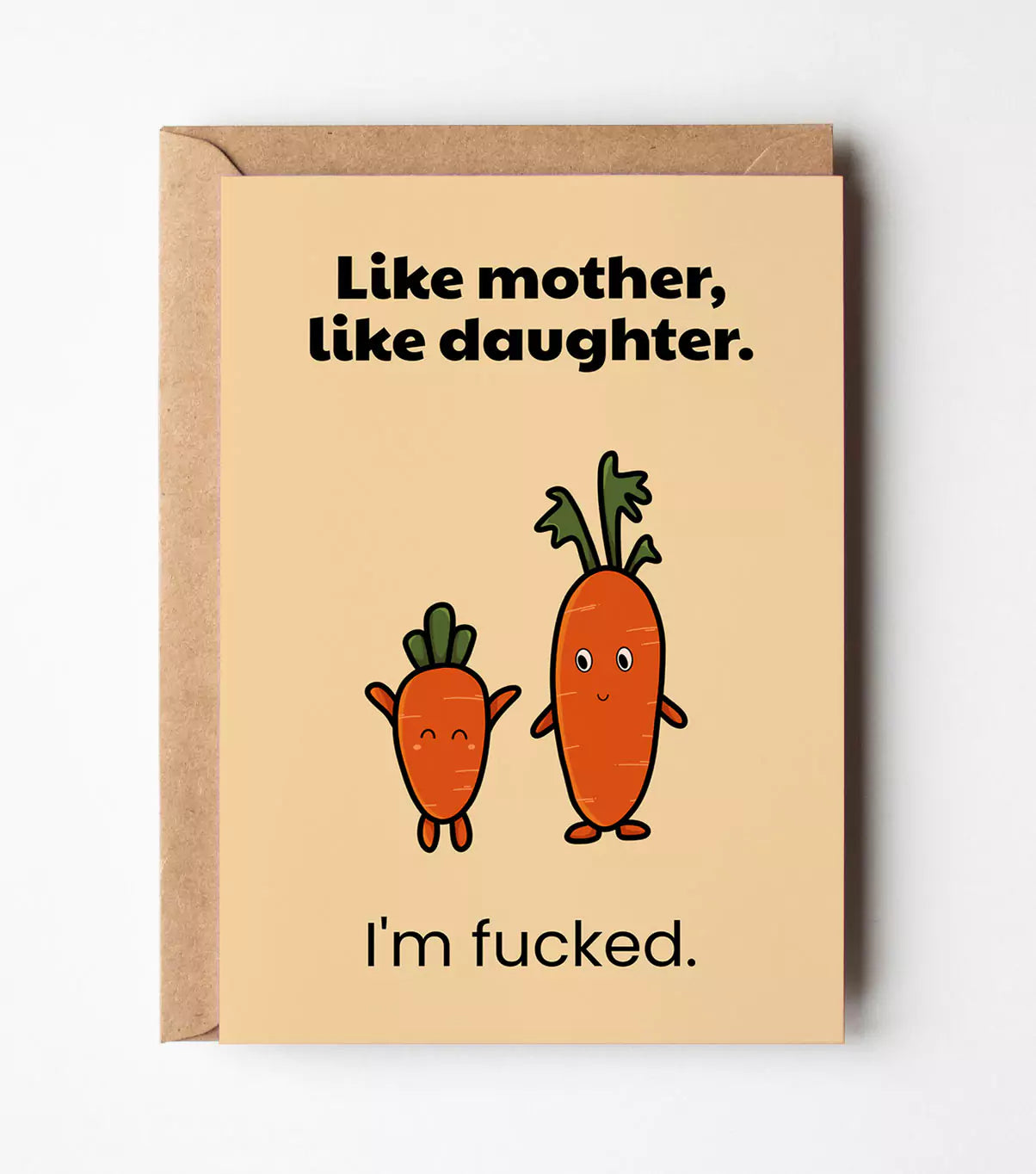 Like Mother, Like Daughter Greeting Card