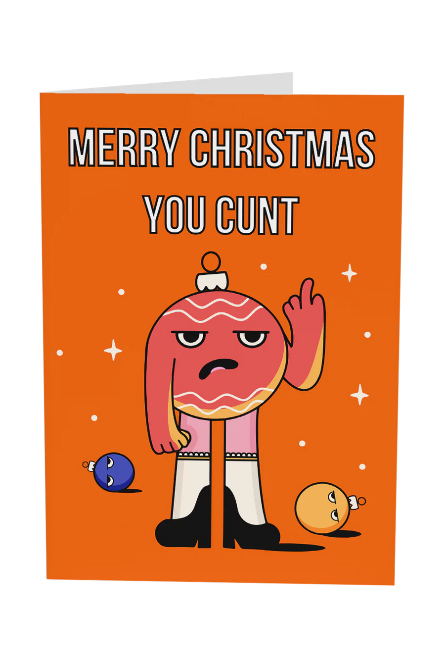 Merry Christmas You Cunt Greeting Card