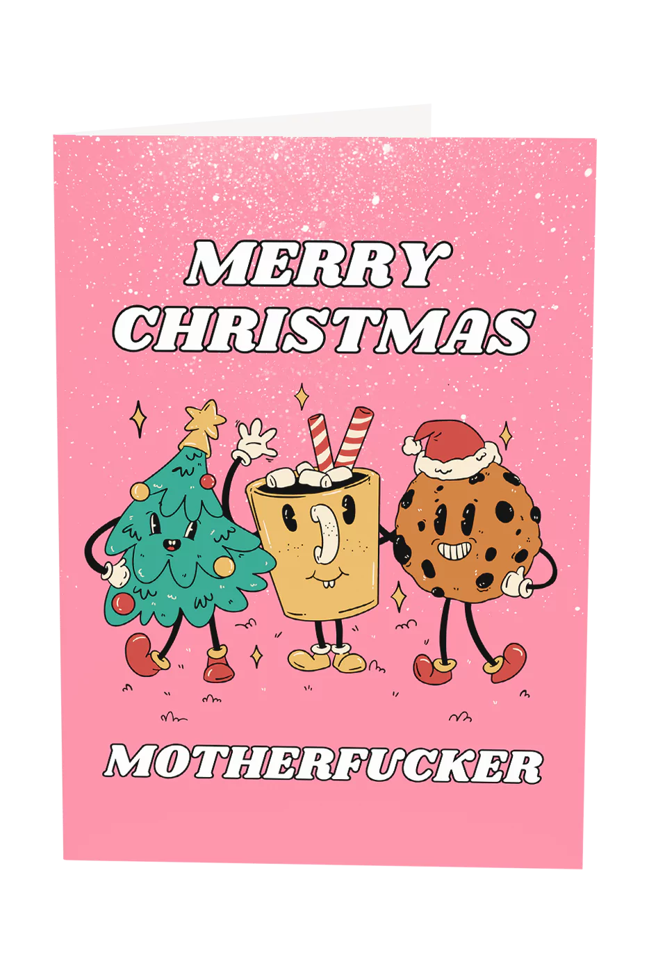 Merry Christmas Motherfucker Greeting Card