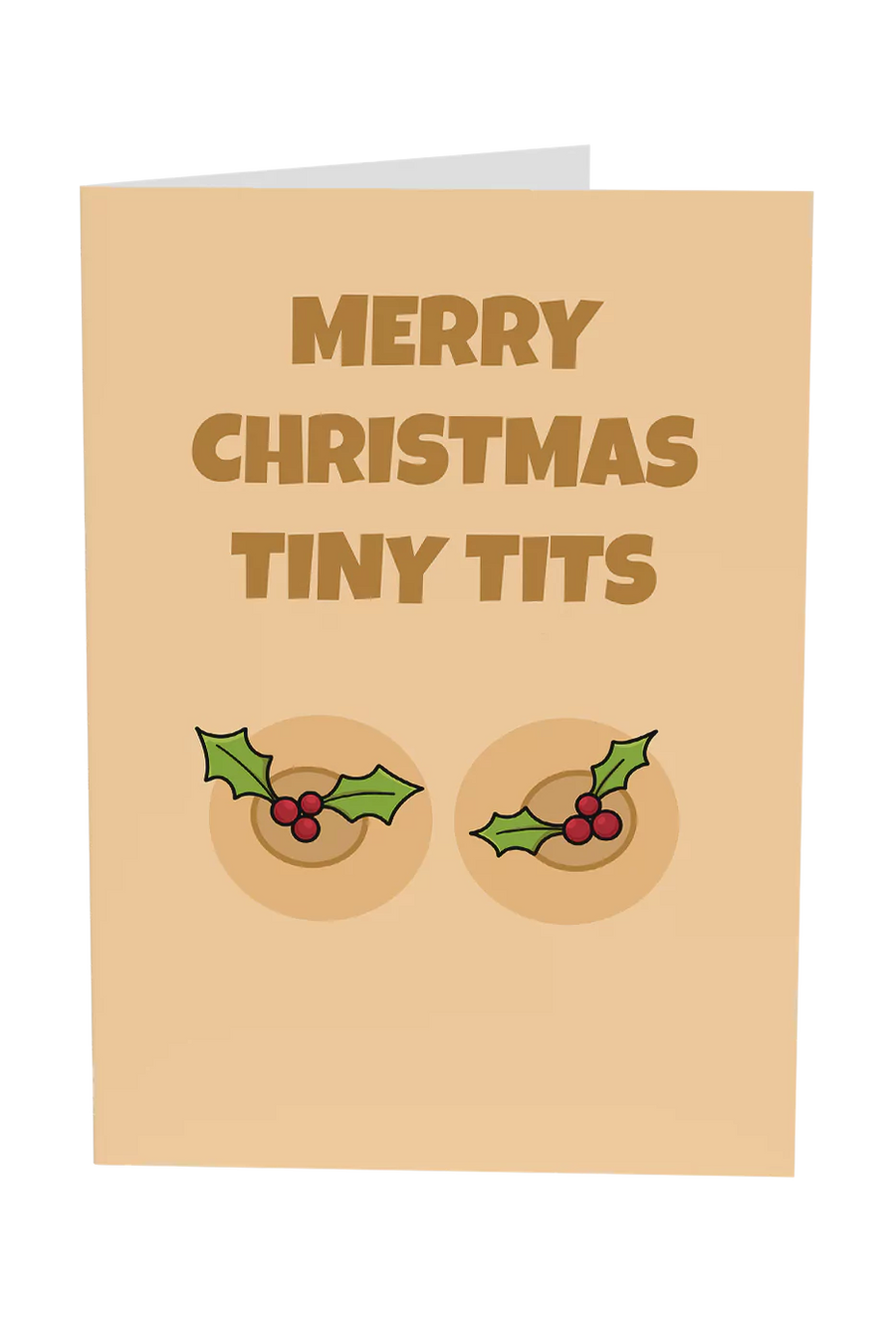 Merry Christmas Tiny Tits Greeting Card