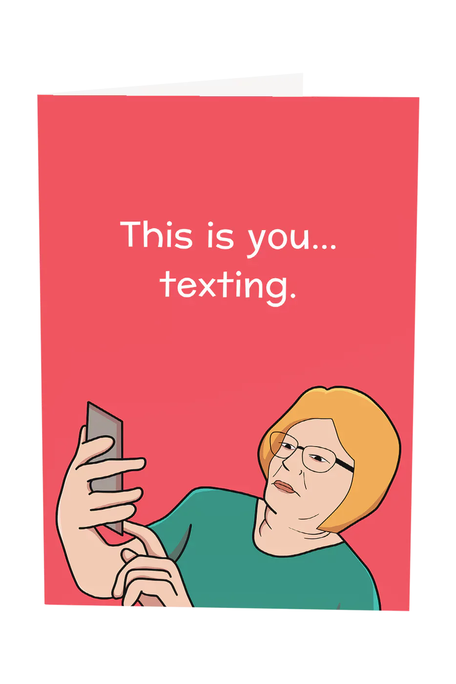 Mum This Is You Texting Greeting Card Wholesale