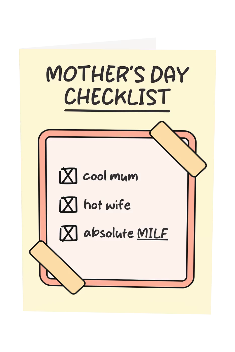 Mother's Day Checklist