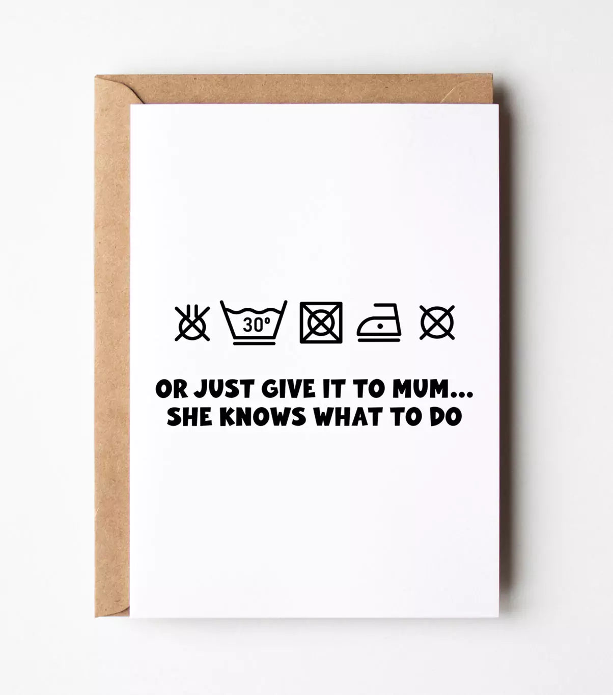 Mum Knows What To Do Card