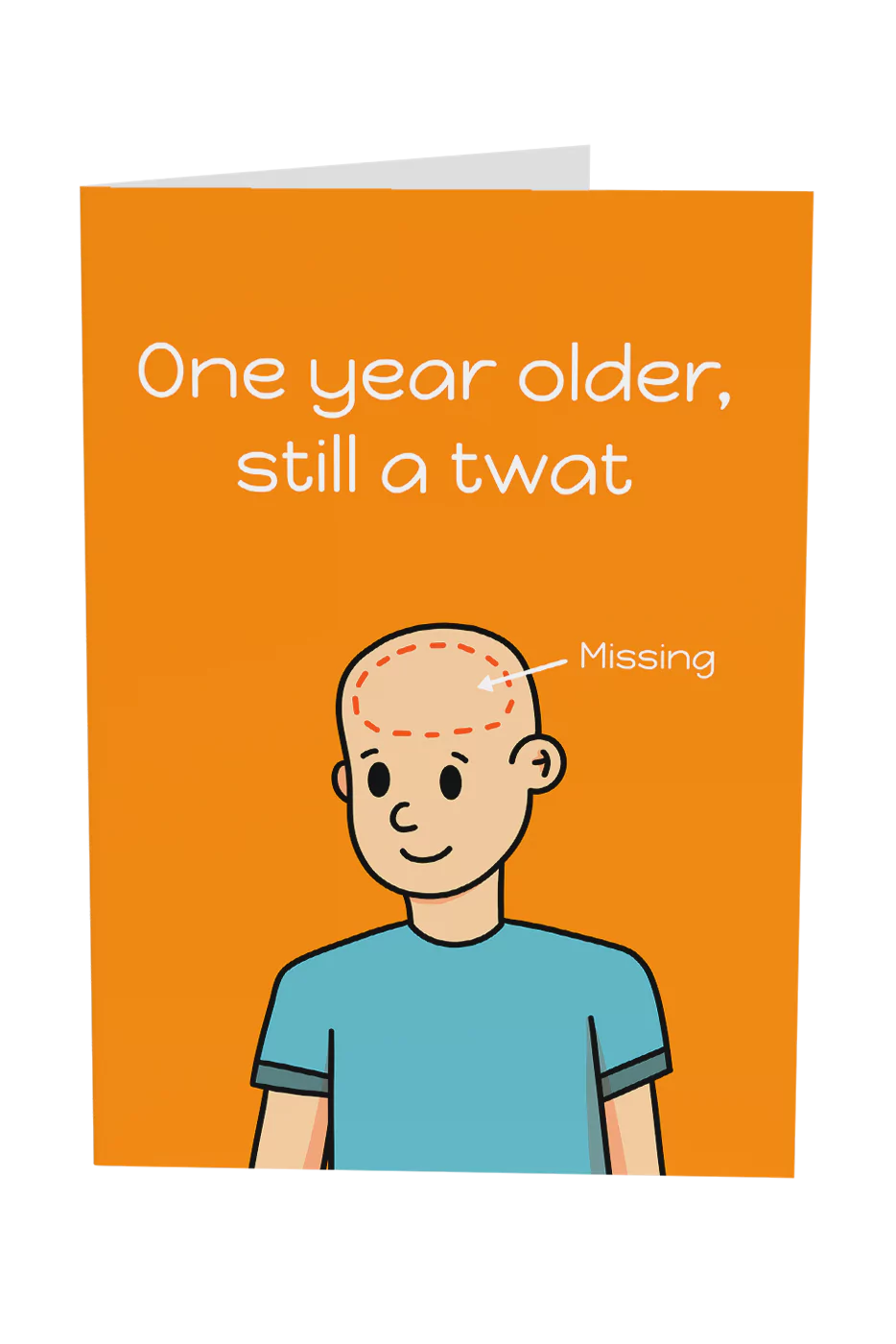 One Year Older, Still A Twat Greeting Card
