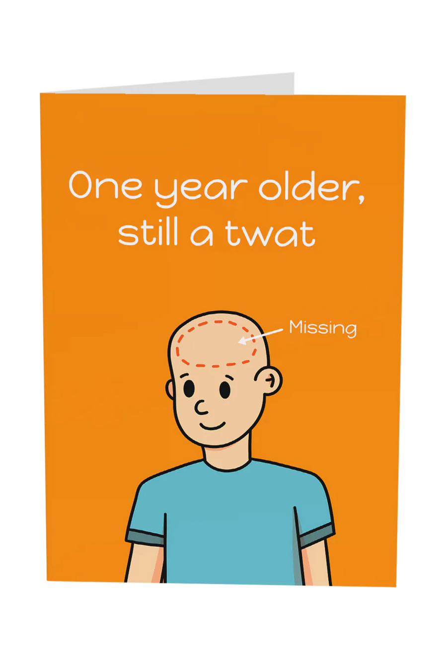 One Year Older, Still A Twat Greeting Card