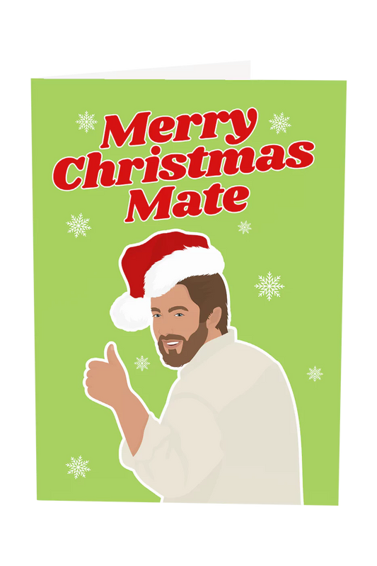 Russell Coight: Merry Christmas Mate Greeting Card Wholesale