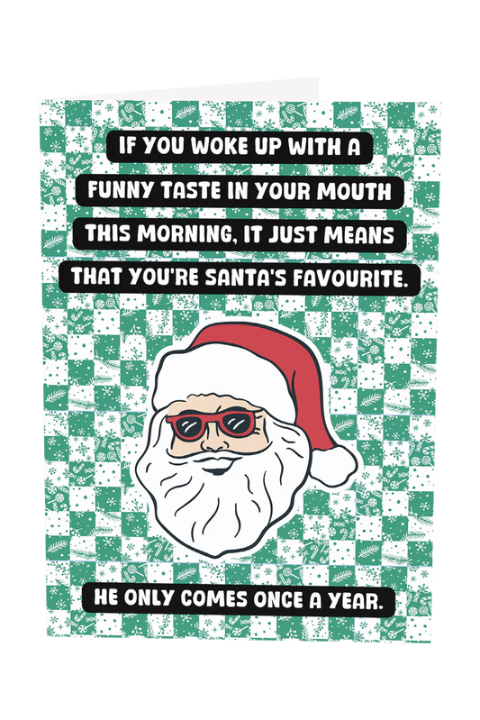 You're Santa's Favourite Christmas Greeting Card