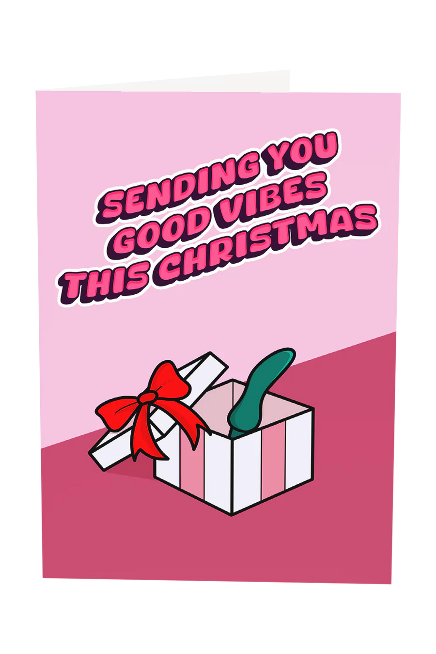 Sending You Good Vibes This Christmas Greeting Card